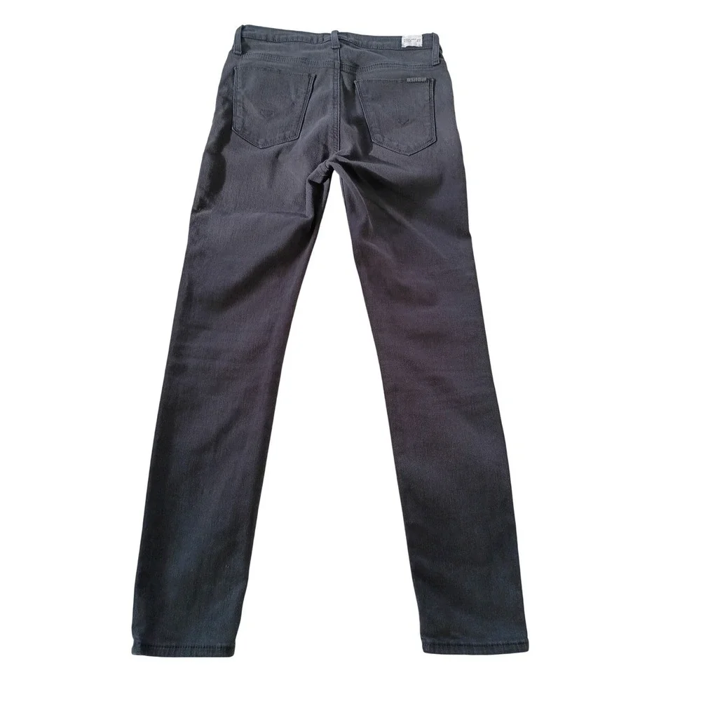 Hudson Natalie Ankle Skinny Jeans Charcoal Mid‎ Rise Size 27 NWT MSRP $195